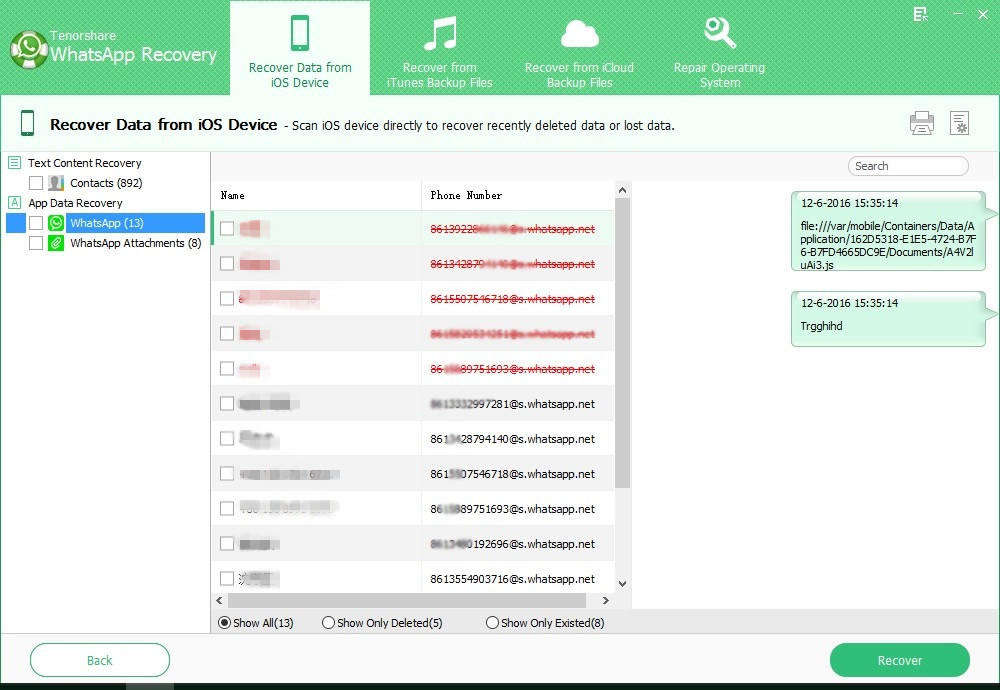 Tenorshare WhatsApp Recovery - WhatsApp 数据恢复工具丨反斗限免