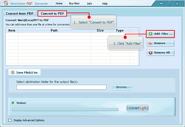 convert word to pdf