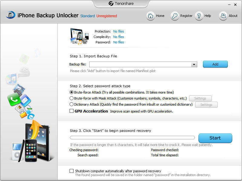 Recover lost iTunes backup password