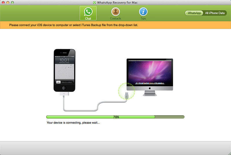 WhatsApp message recovery for Mac