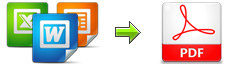 Create PDF with Word, Excel, PPT