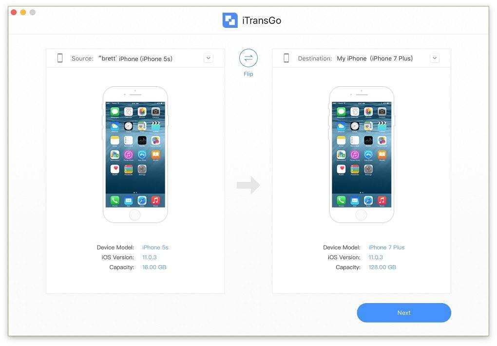 how to transfer full contents from old iphone to a new one