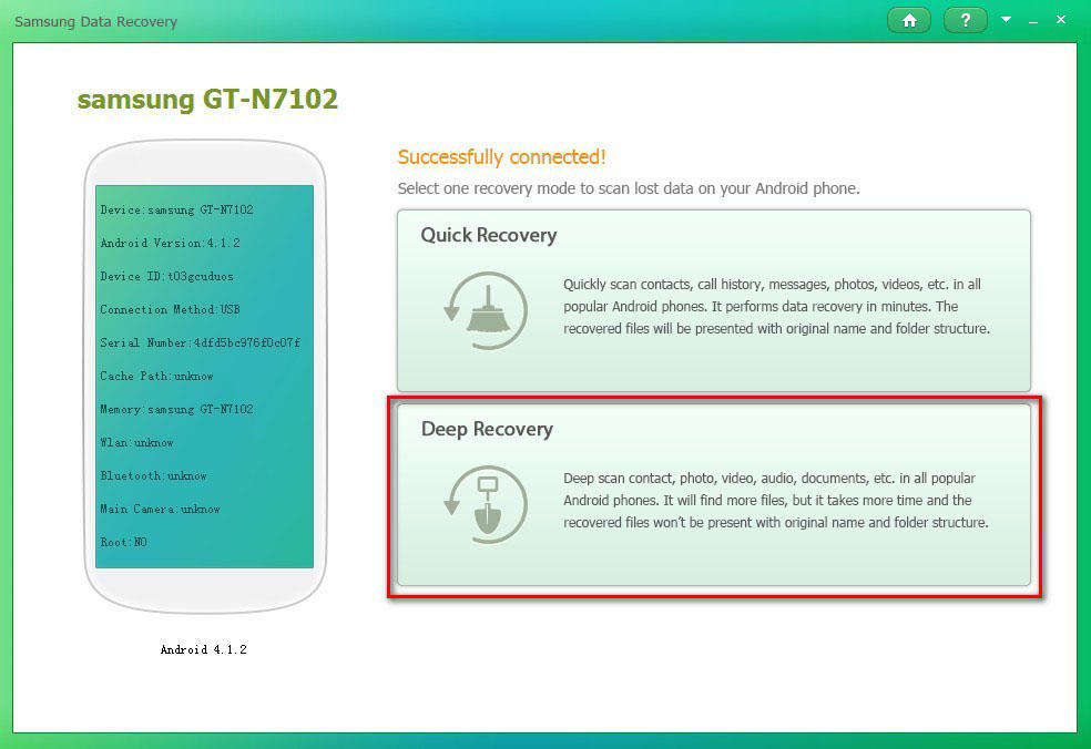 guide on how to retrieve files with samsung data recovery