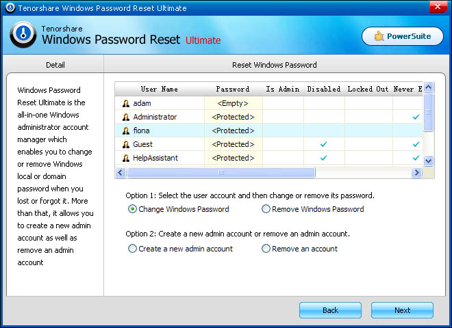 microsoft password reset cd