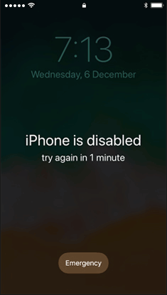 cant remember iphone passcode reset