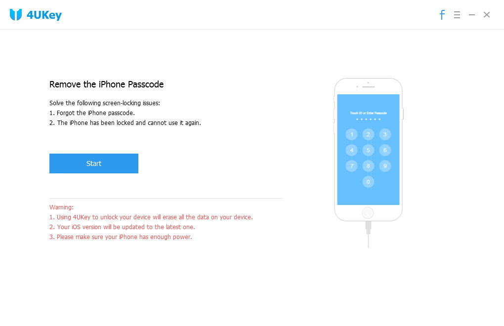 Bypass iPhone passcode in minutes.