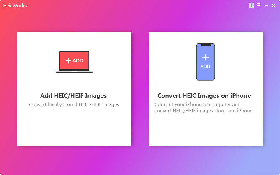 Convert HEIC to JPG and PNG