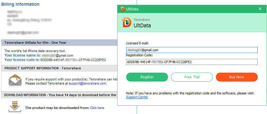 Tenorshare 4ukey Licensed Email And Registration Code Free List Tenorshare 4ukey Licensed Email And Registration Code Free List