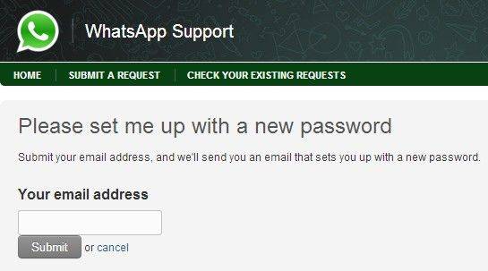 Забыл пароль ватсап. WHATSAPP support email.