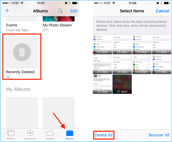 Top 3 Ways to Empty Trash on iPhone X/8/8 Plus/7/SE/6s/6/5S