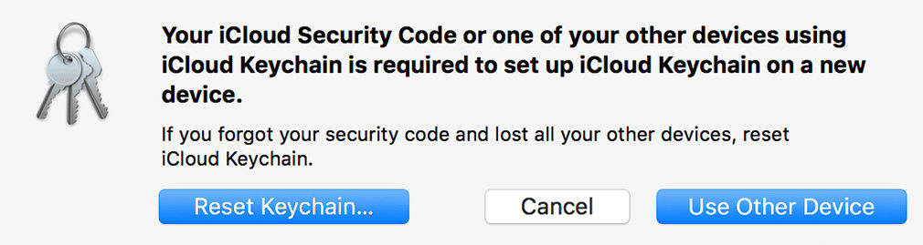 mac reset keychain without losing information