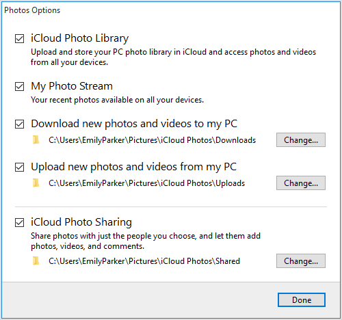 how to save pictures from iphone to pc