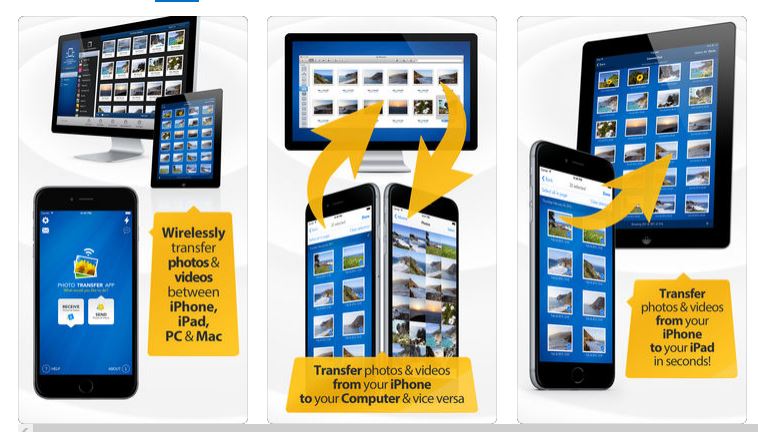 iphone photo transfer app free