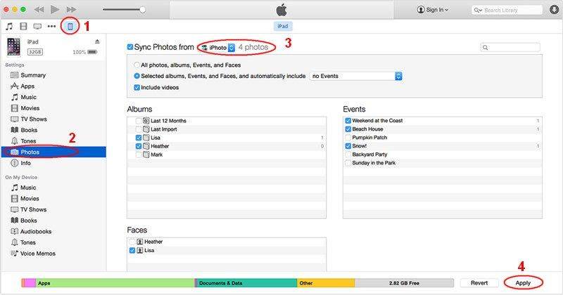Transfer itunes library from mac to iphone
